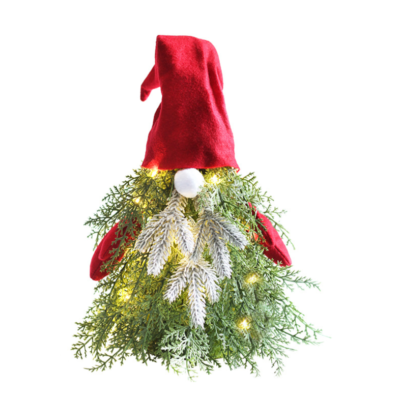 Santa Faceless Mini Christmas Tree
