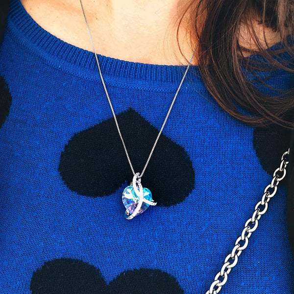 Infinity Love Crystal Necklace