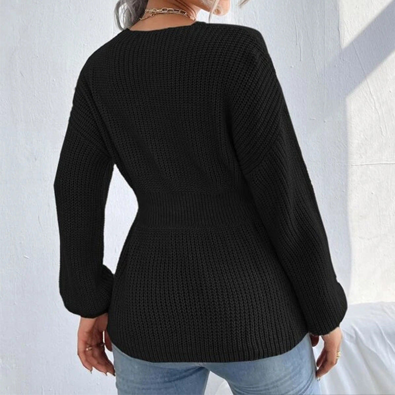 Women’s Ruffle Trim Sweater