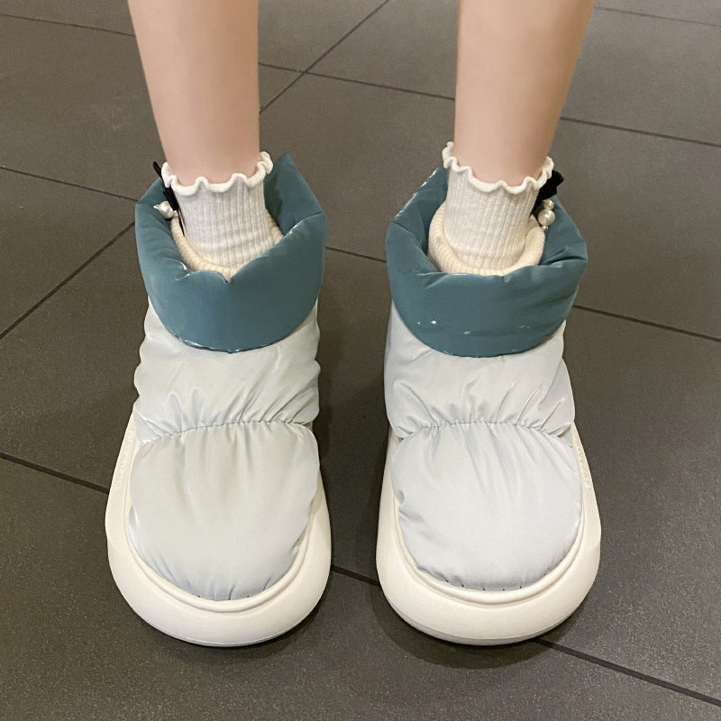 High-top Thick-Soled Warm Cotton Shoes