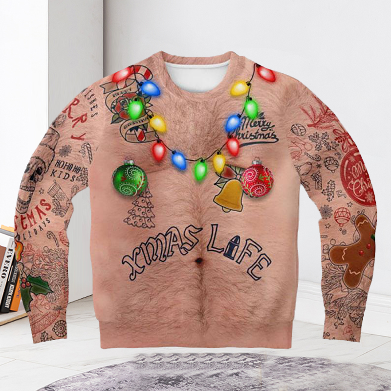 Halloween Skull Crew Neck Sweatshirt