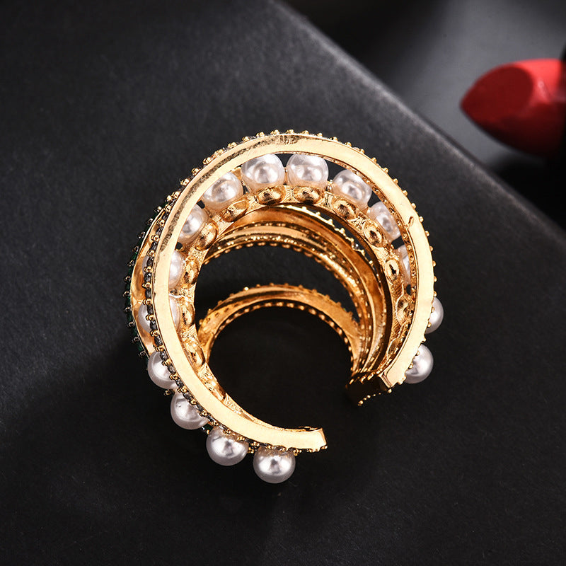 Multi-circle Vintage Ear Bone Clip