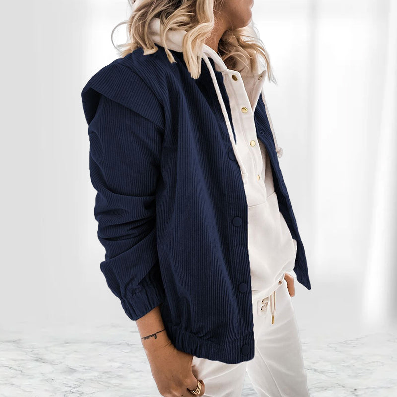 Lapel Corduroy Jacket
