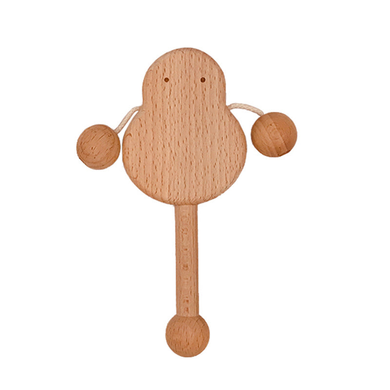 Wooden Inertial Pulley Toy