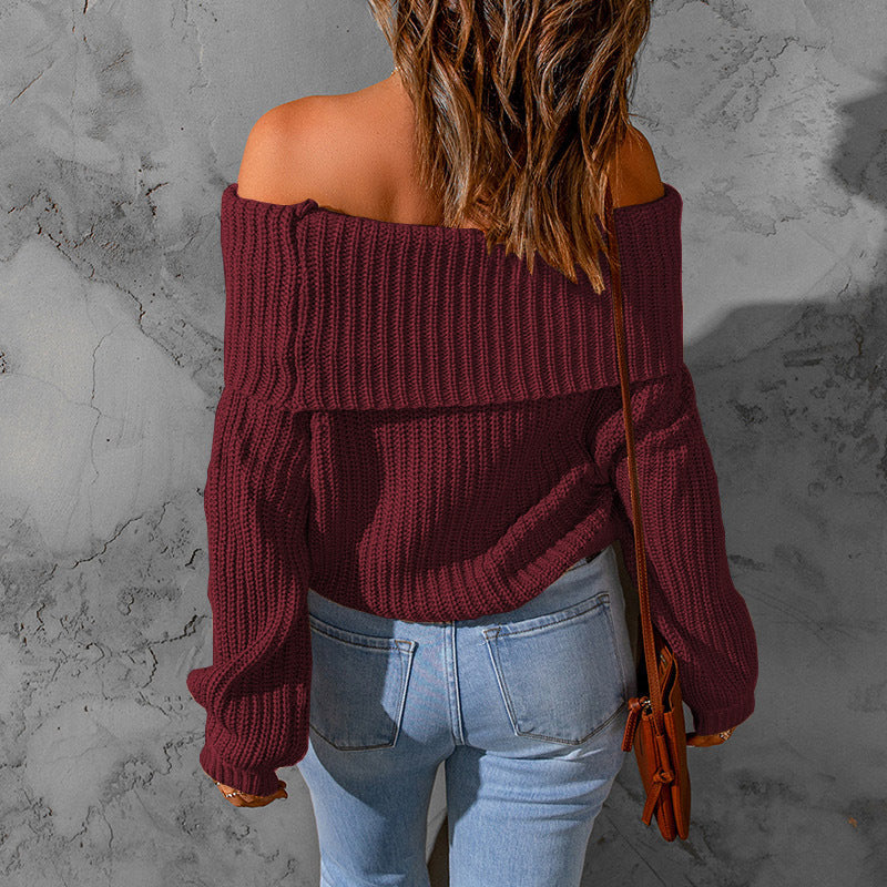 Off-shoulder Sweater