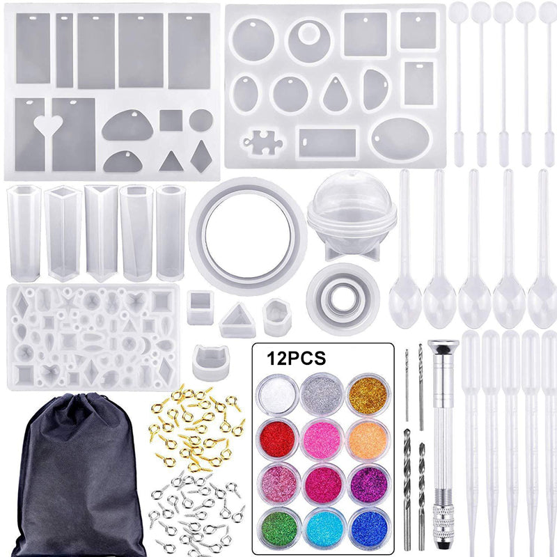 DIY Crystal Mold Set of Earings