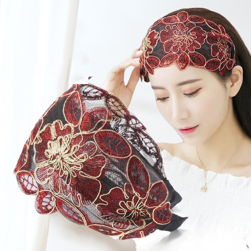 Lace Flower Headband