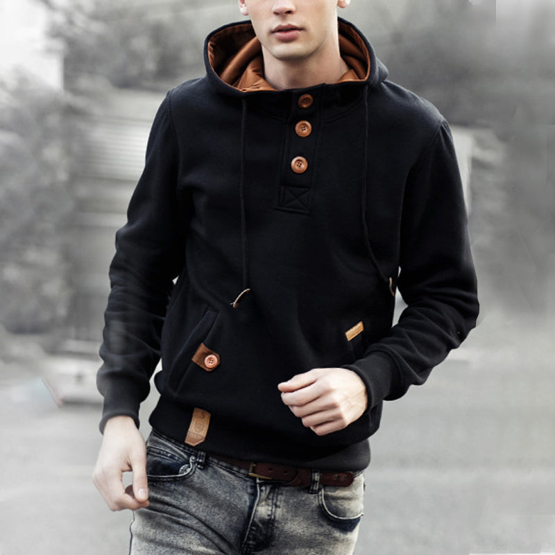 Preppy Long Sleeve Hooded Jacket