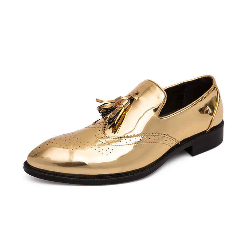 Men‘s Gold Oxford Shoes