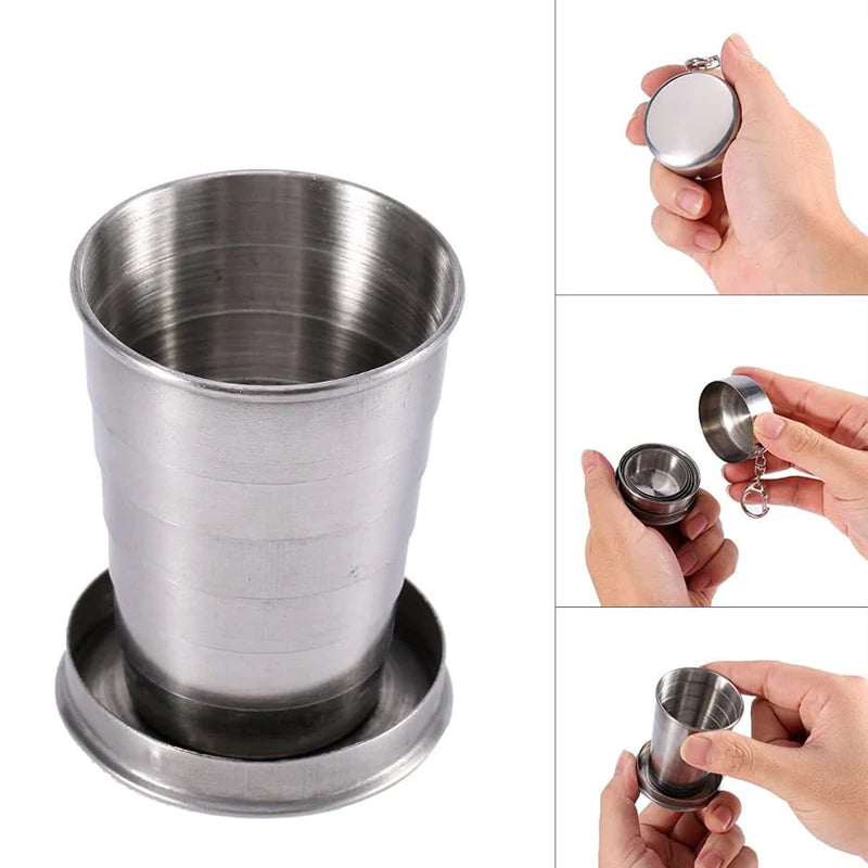Stainless Steel Folding Cups