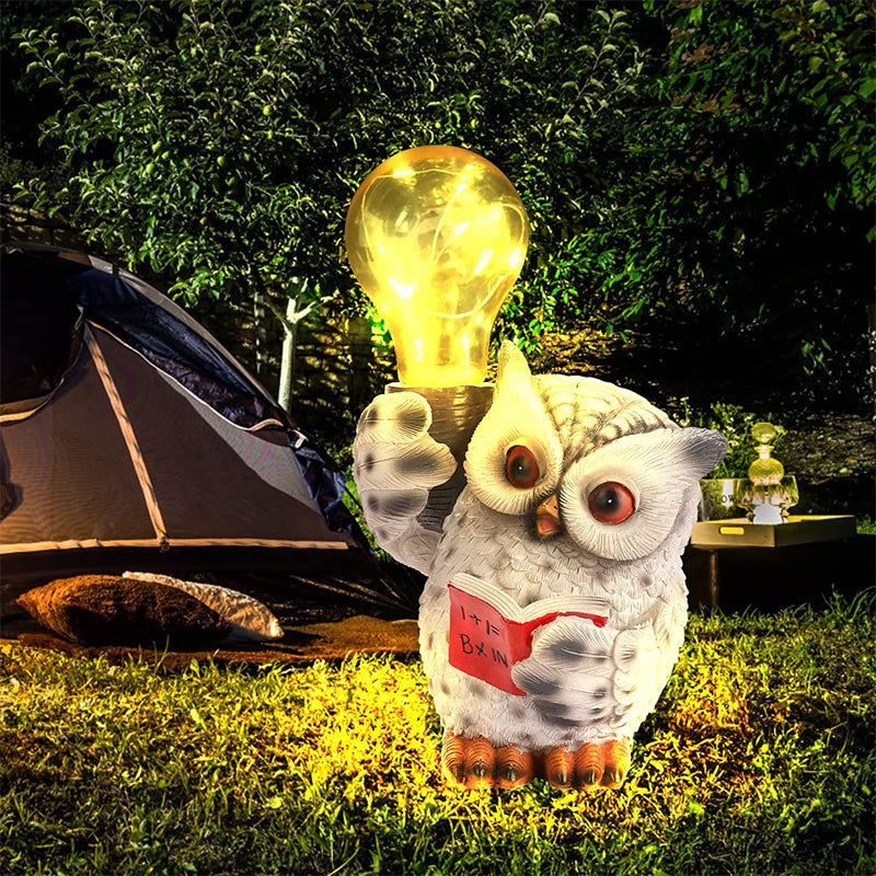Owl Solar Ornament