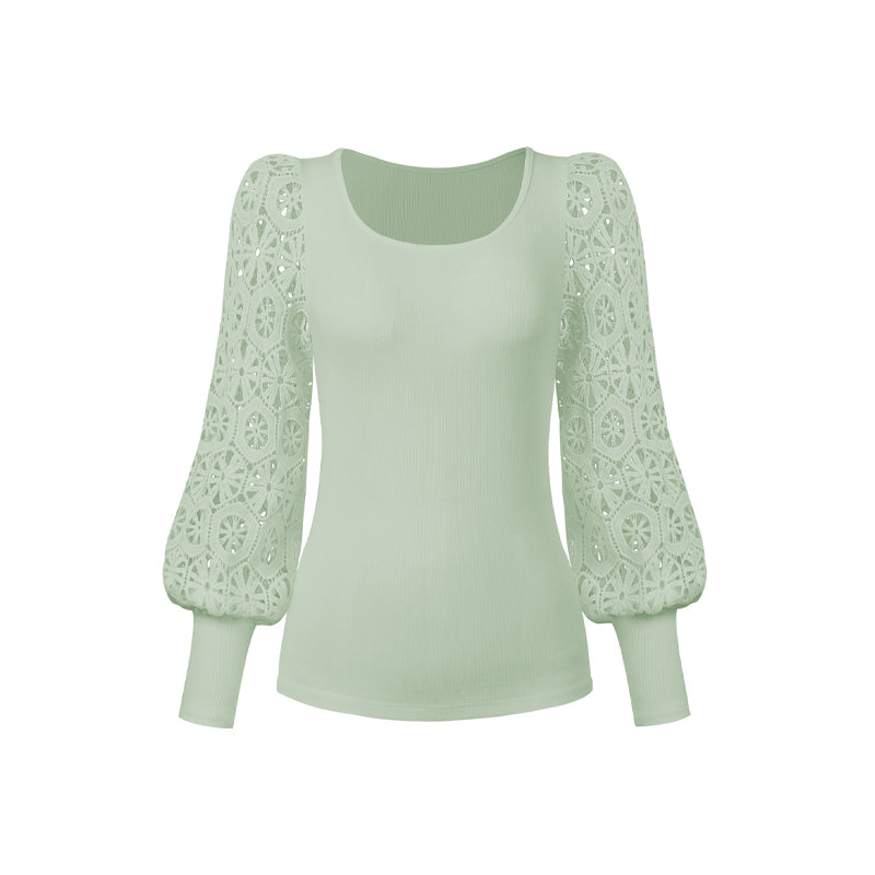 Lace Long Sleeve T-Shirt