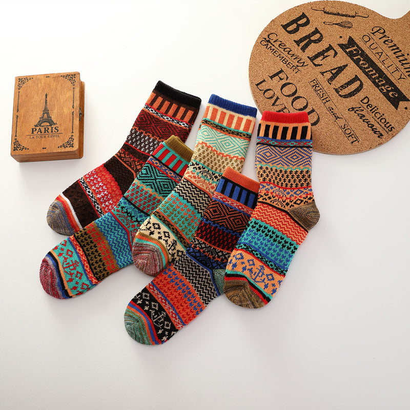 Retro Ethnic Socks