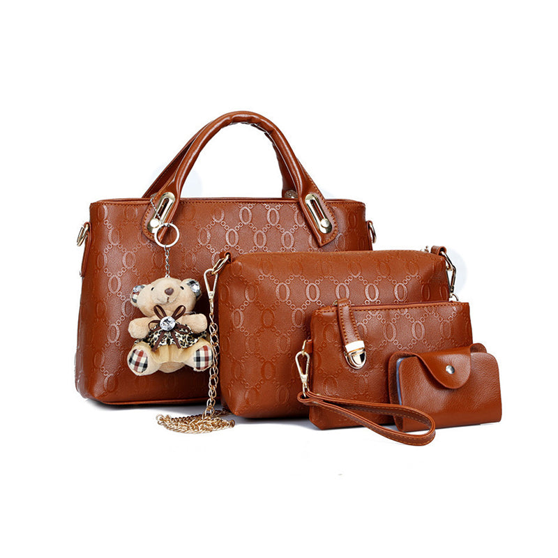 Handbag with Four-piece Set