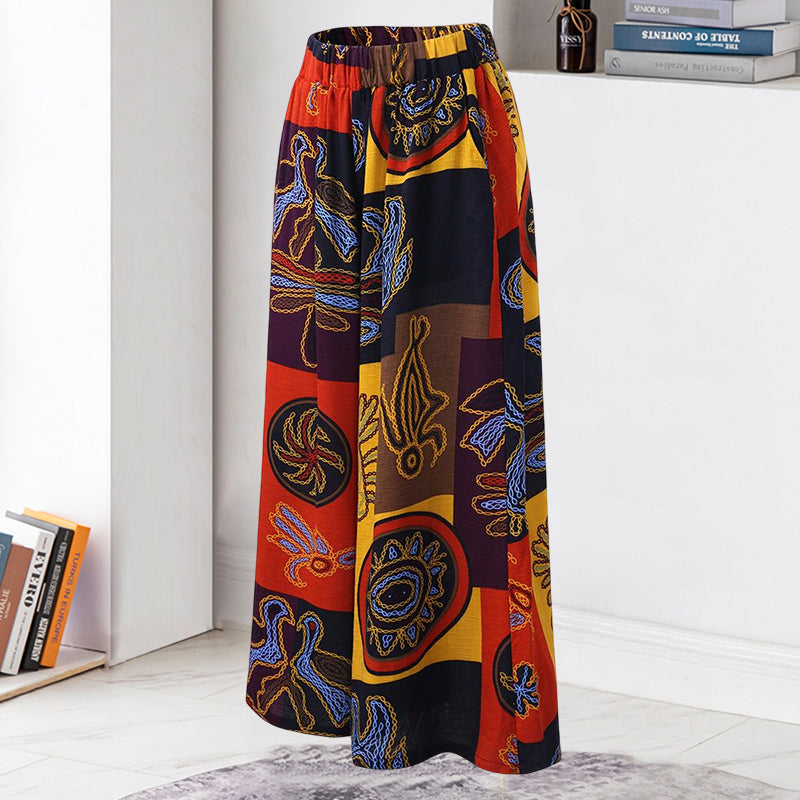 Printed Casual Trousers