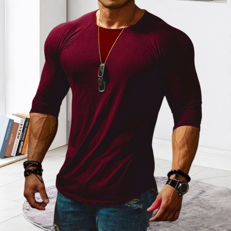 Men's Patchwork Bottom Shirt