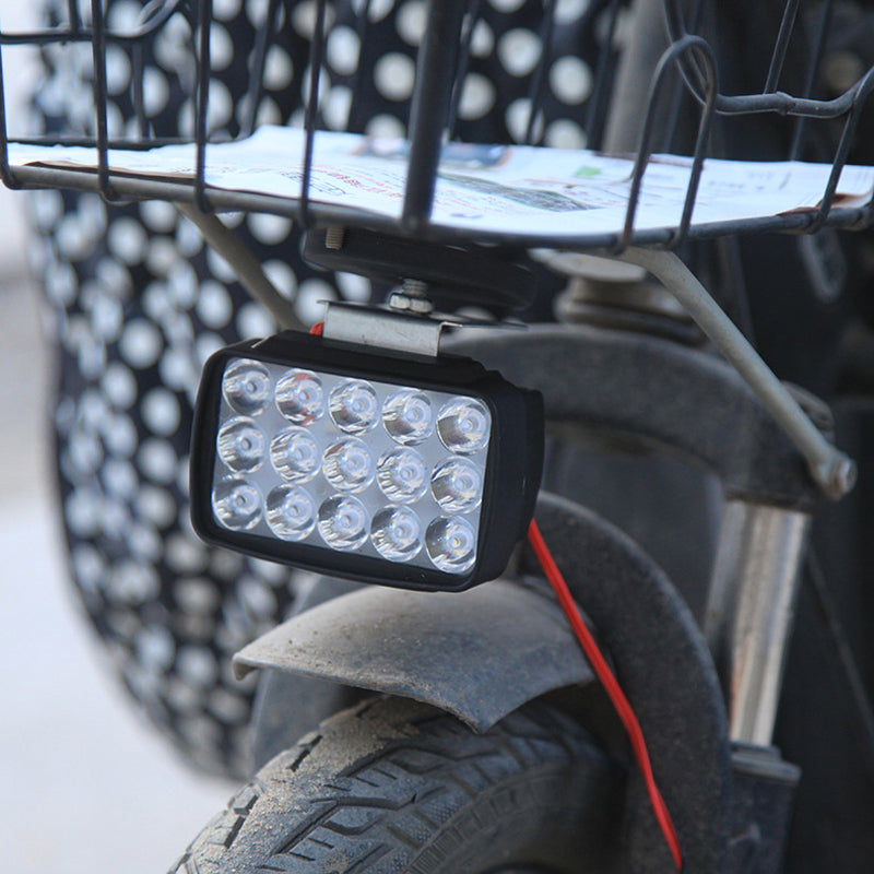 External LED Headlights with 15 Lamp Beads