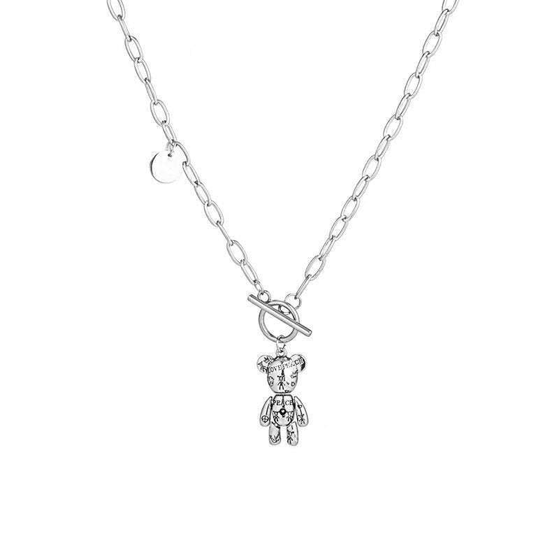 Bear Titanium Pendant for Sweater