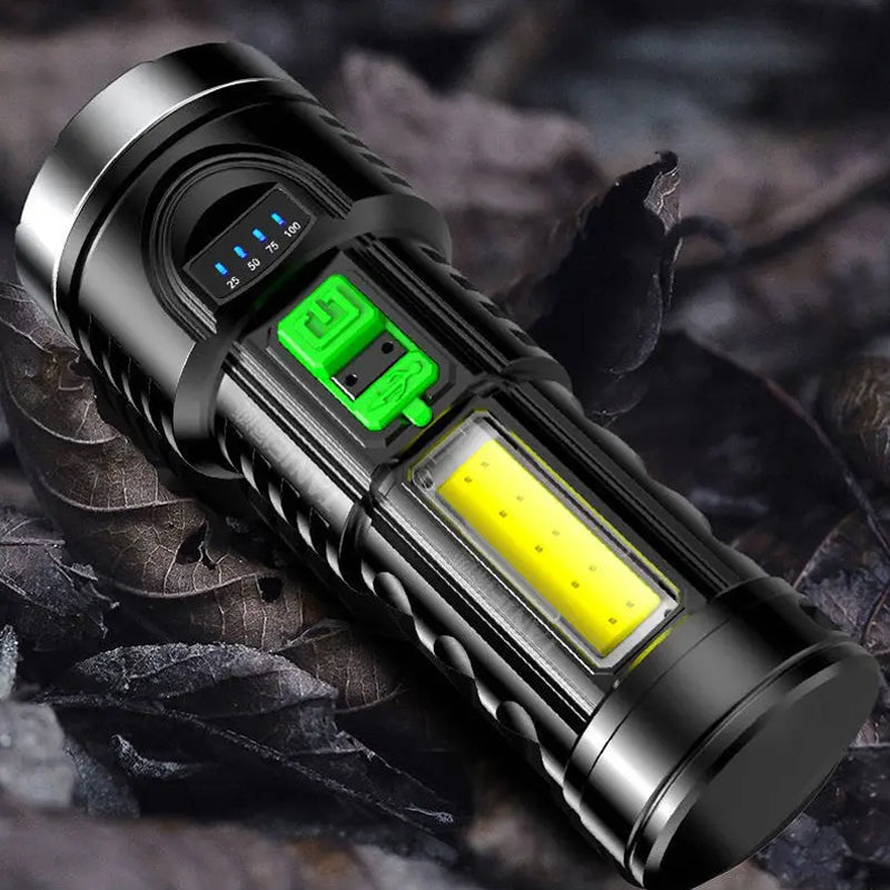 LED Strong Light USB Flashlight