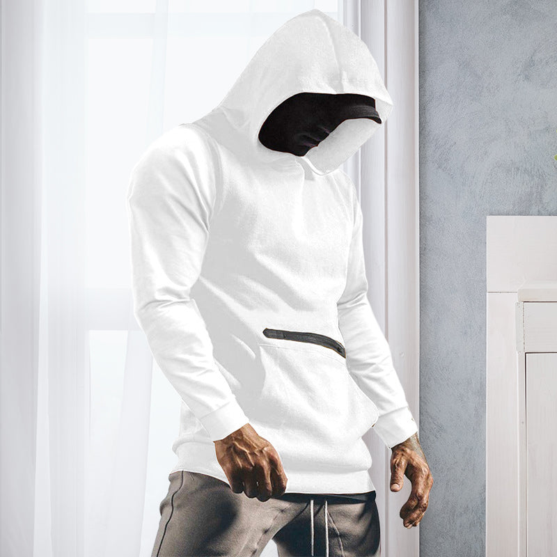 Solid Color Long Sleeve Hoodie