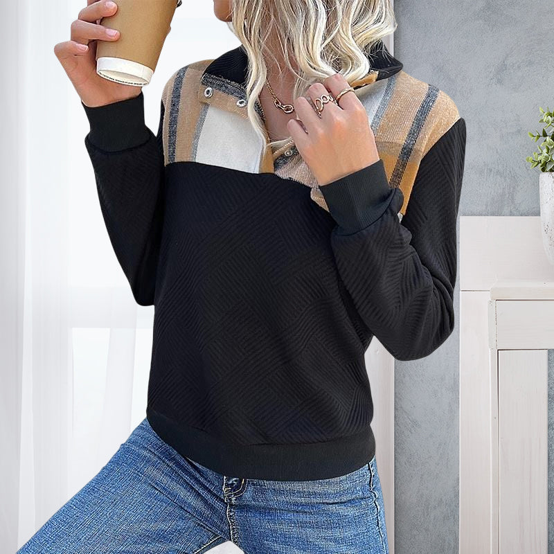 Retro Patchwork Pullover