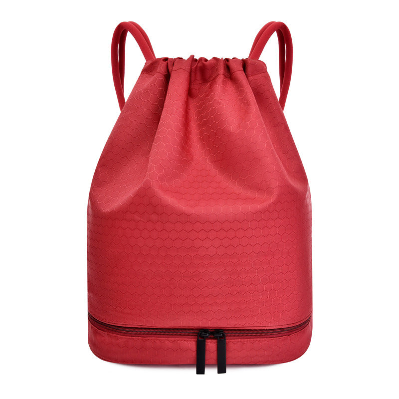 Drawstring Backpack with Shoe Box