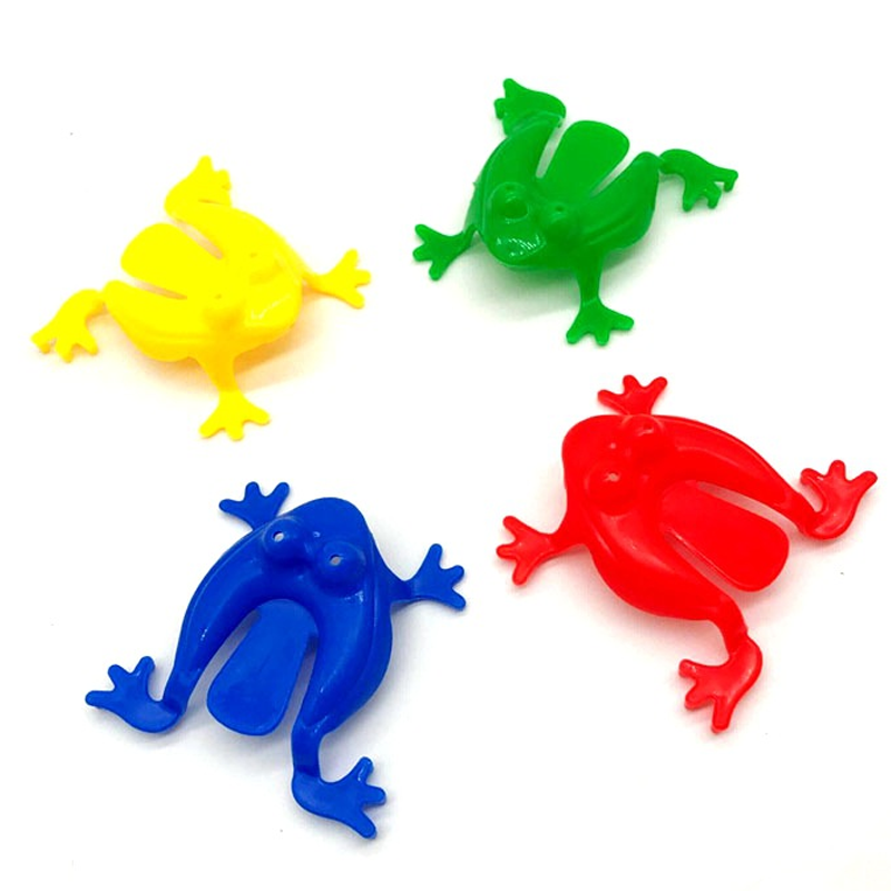 Plastic Jumping Frog Toy