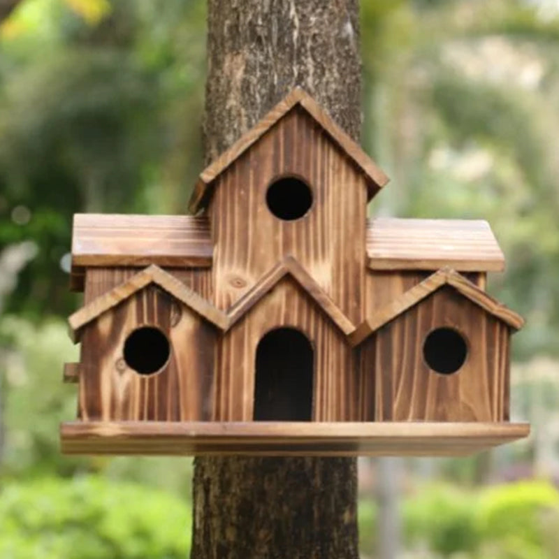 Natural Bird House for Backyard