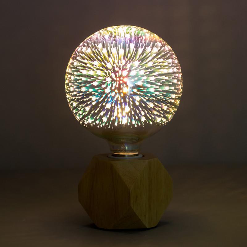 3D Fireworks Decorative LED Light Bulb