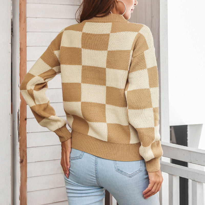 Geometric Knit Sweater