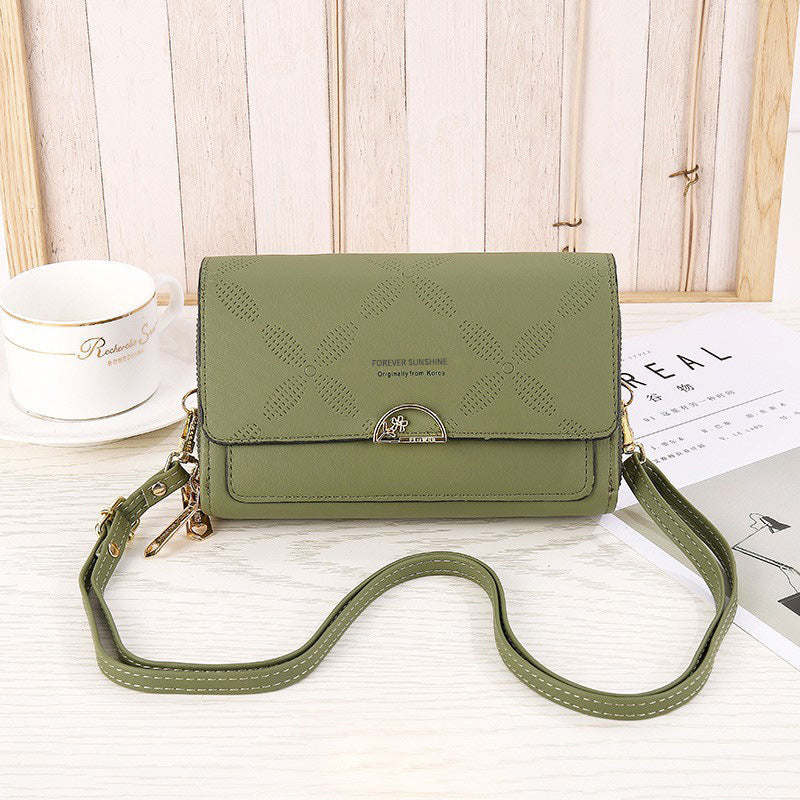 Double Layer Crossbody Purse Bag