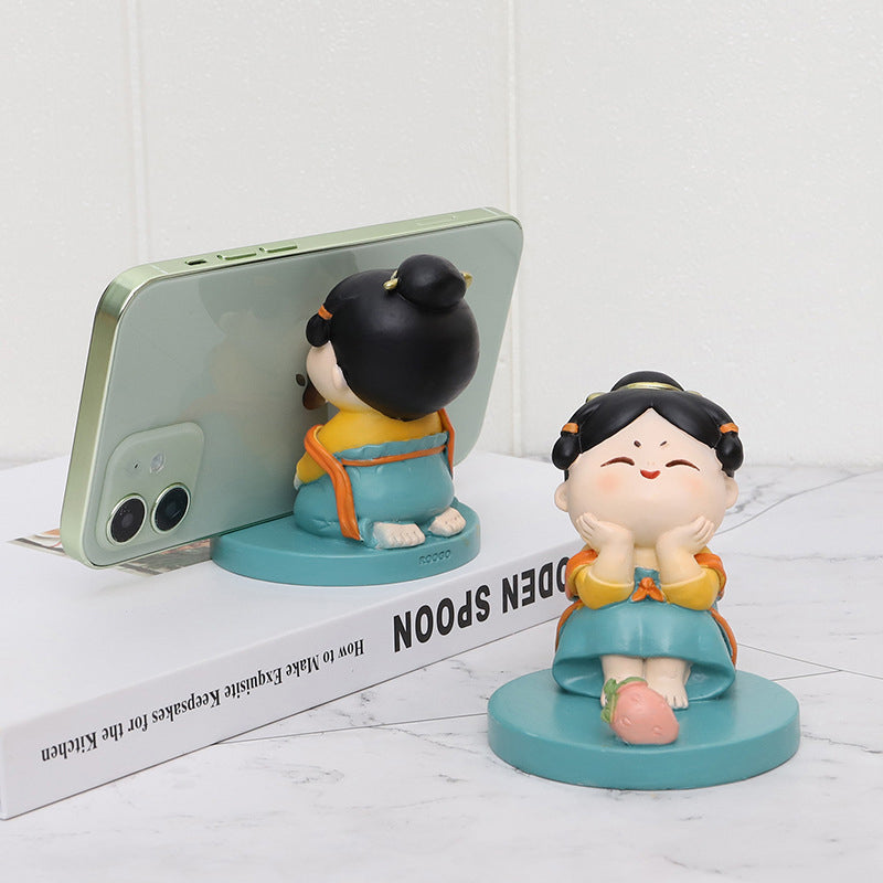 Tang Lady Model Desktop Phone Holder