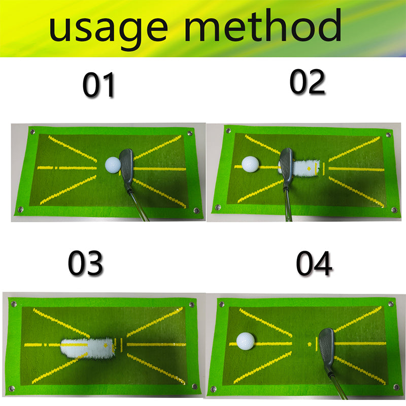 Golf Training Mat for Swing Detection Batting