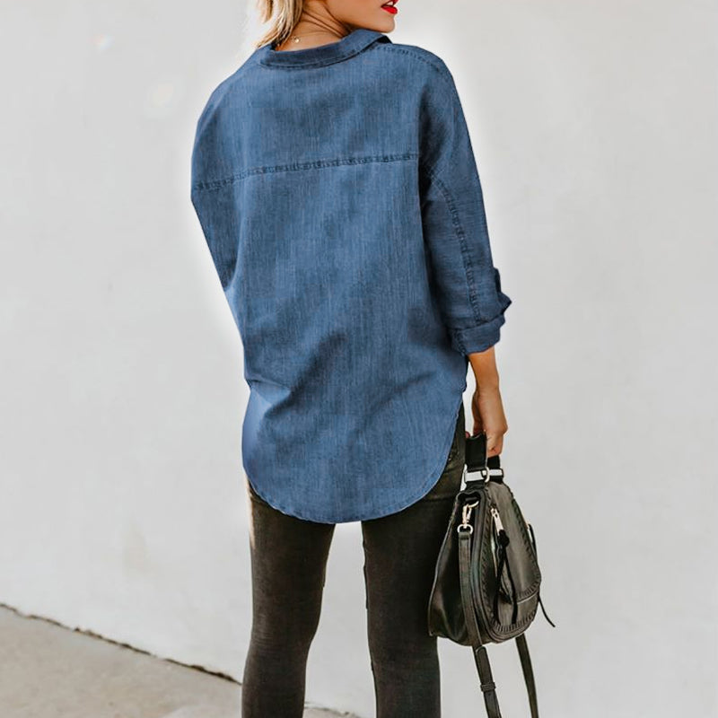 Long Sleeve Denim Shirt