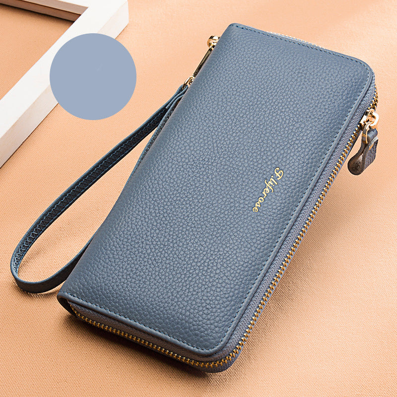 Ladies' Fashionable Long Wallet with a Large Capacity