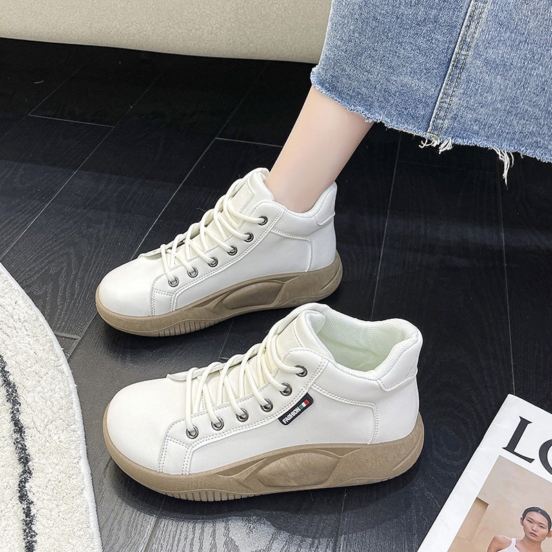 Women's High Top Thick-soled Casual Shoes