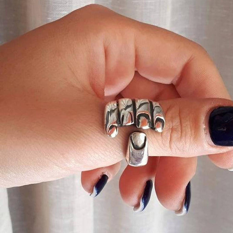 Open Adjustable Hand Ring