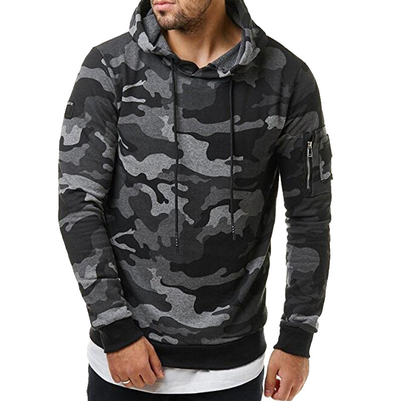 Camouflage Hooded Sweatshirt