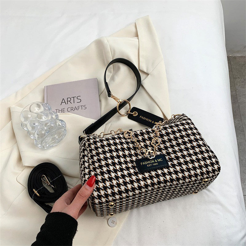 Plaid Shoulder Bag