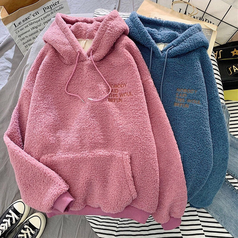 Women's Plus Size Long Sleeve Hoodie