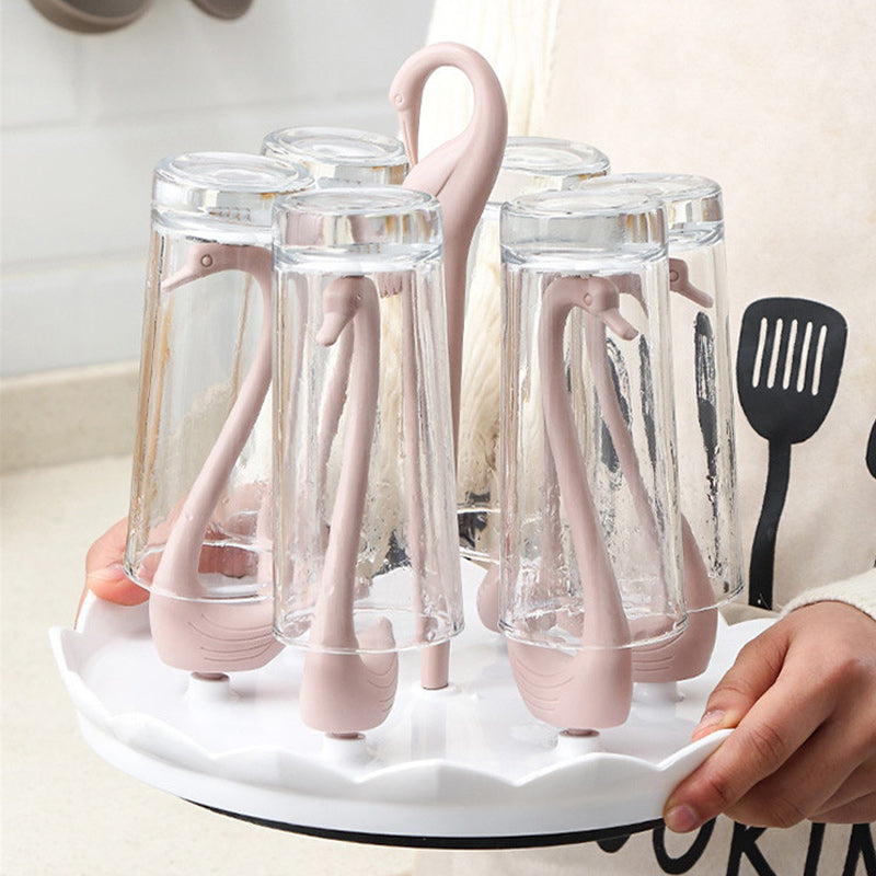Creative Multifunctional Rotatable Swan Drain Cup Holder