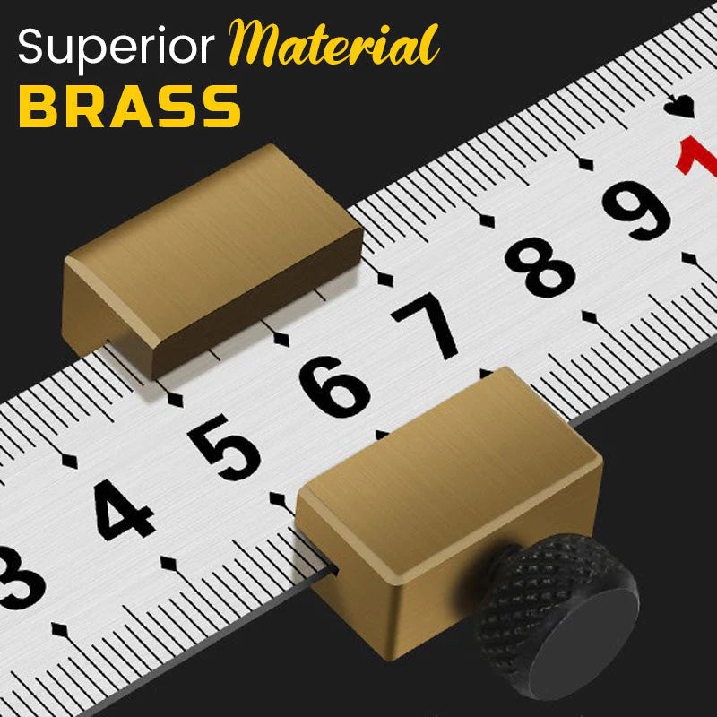 Precise Marking Locator Ruler Limiter with Lock