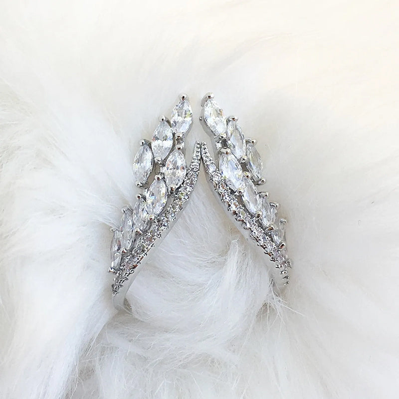 Angel wings bracelet and ring