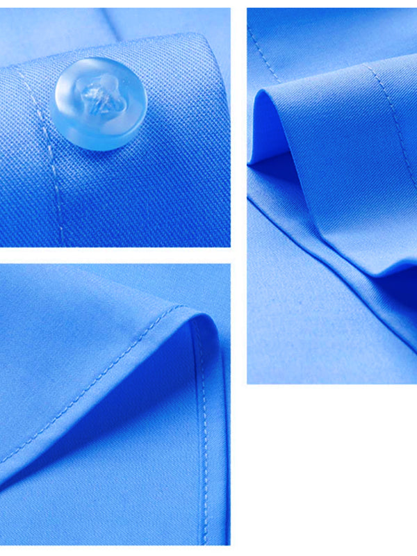 Solid Color Business Shirt