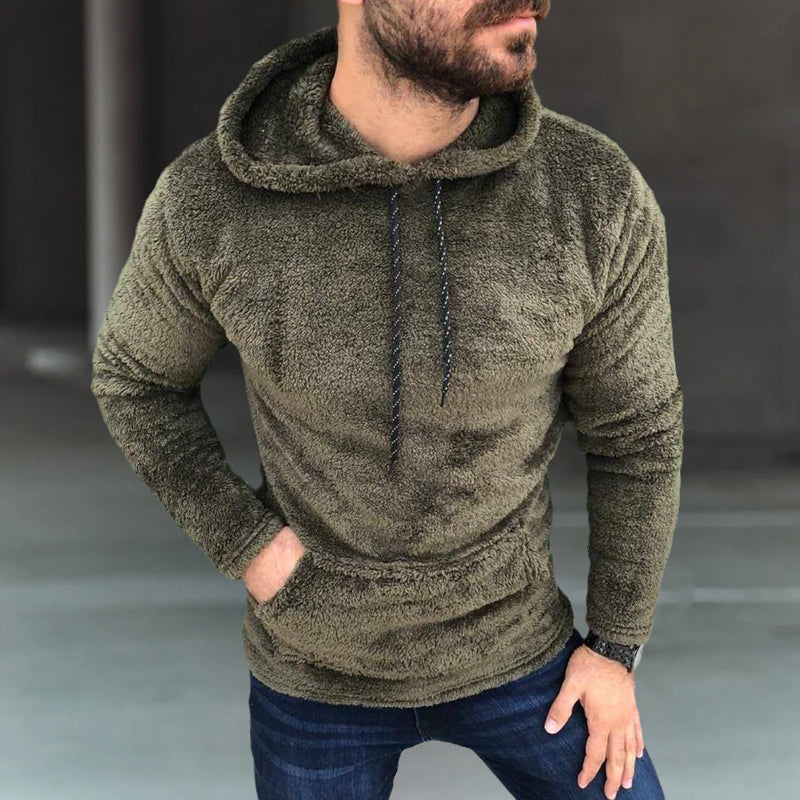 Double Face Fleece Hooded Sweatshirt