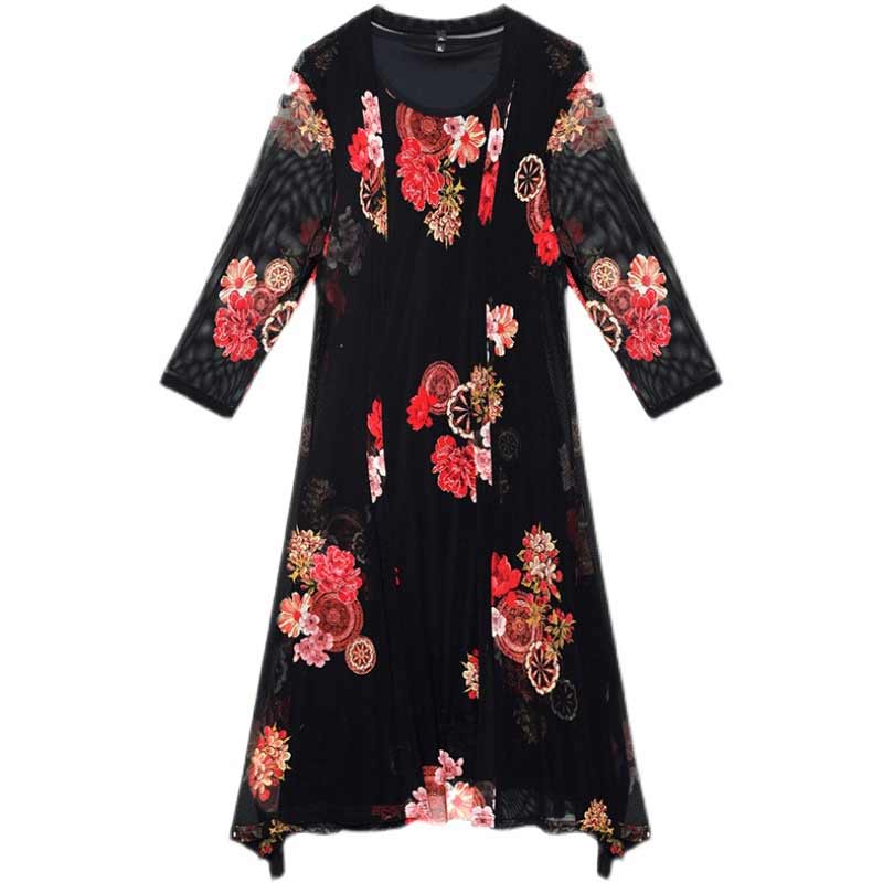 Womens Floral Print Dress