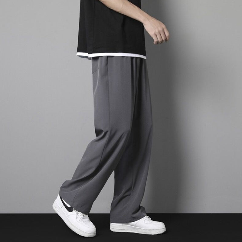 Men's Long Ice Silk Pants