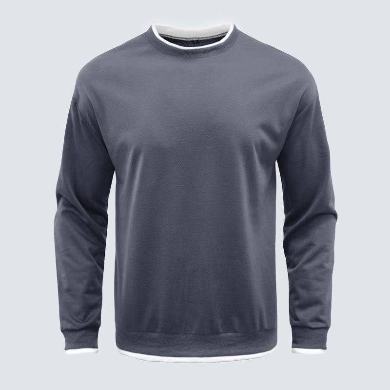 Men's Solid Color Sweatshirt