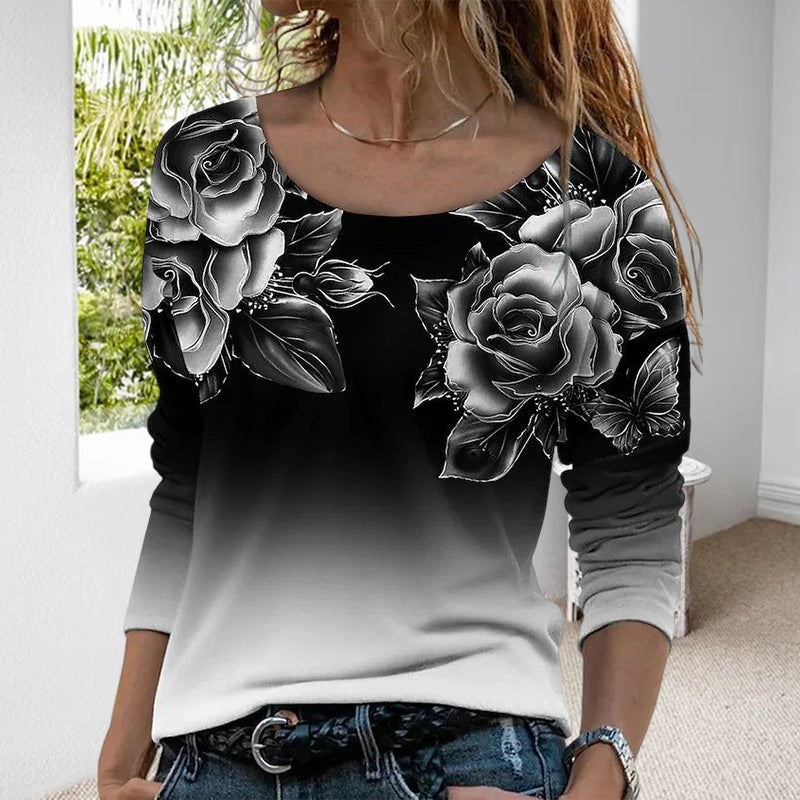 Crew Neck Casual 3D Print T-Shirt