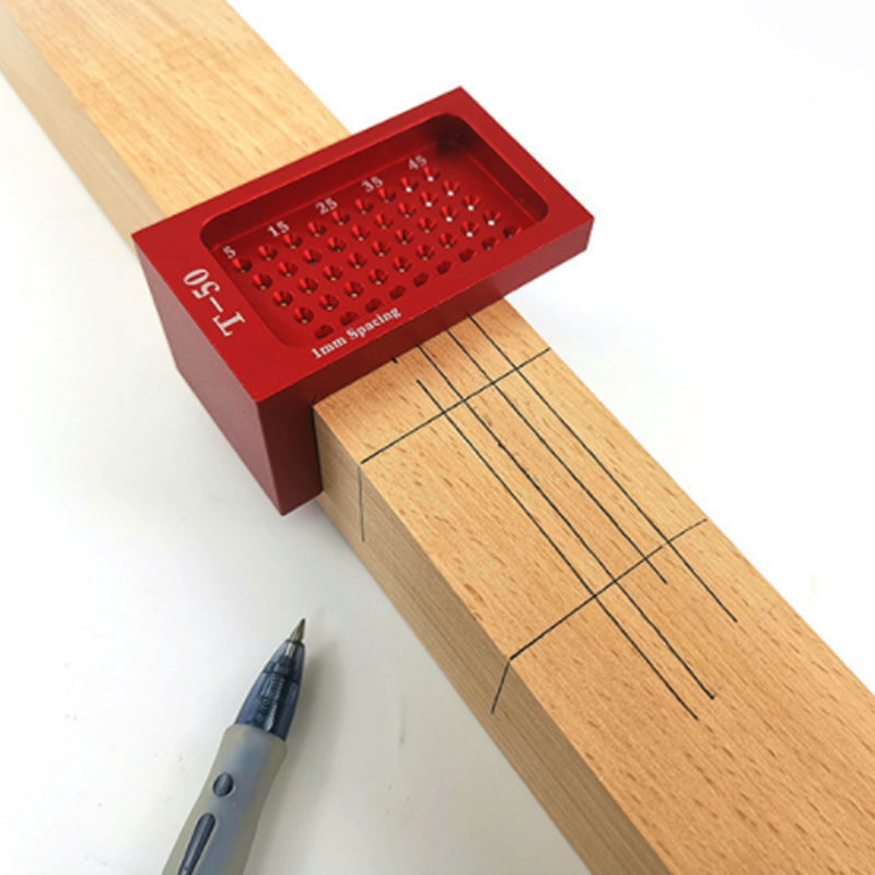 50-Hole Positioning T-type Ruler